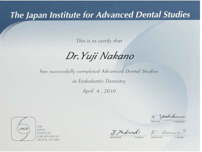 インプラント研修履歴 写真